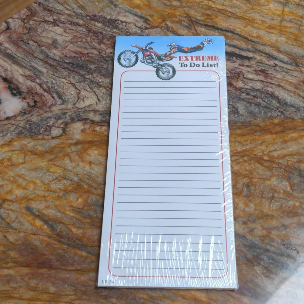 Pad of paper - Extreme To Do List -NEW